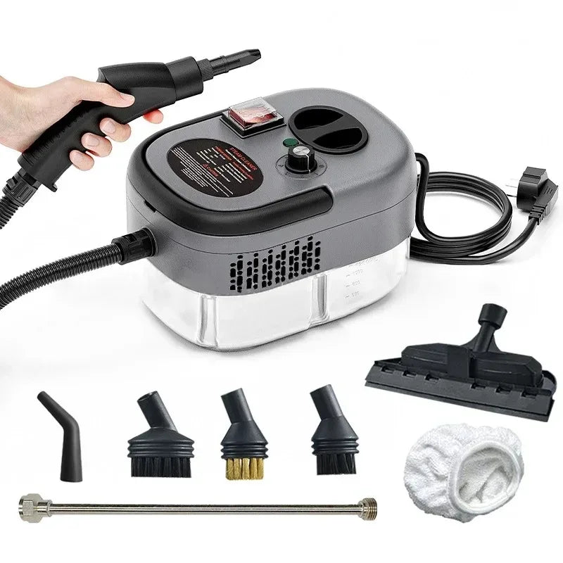 2500W Portable Steam Cleaner High Temperature Sterilization Pressure Jet Washer Machine for Home Car Kitchen Air Conditioner