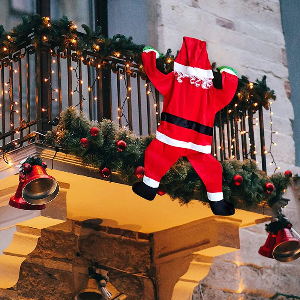 1.7M  Christmas Climbing Santa Claus Decoration